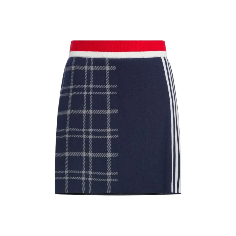 Adidas Casual Short Skirts Women's Collegiate Marine Blue-0
