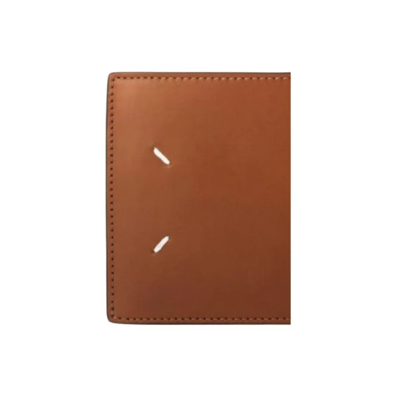 Maison Margiela Leather Wallet Women's Tan-3