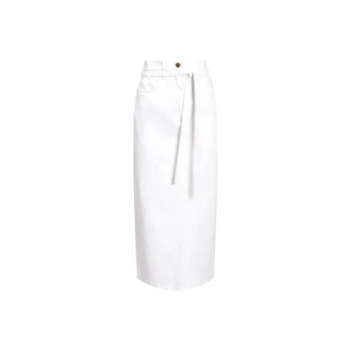 Altuzarra embroidered-logo Cotton Straight Skirt