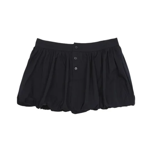 WEEKEND HUB Casual Short Skirts Women's Navy Blue