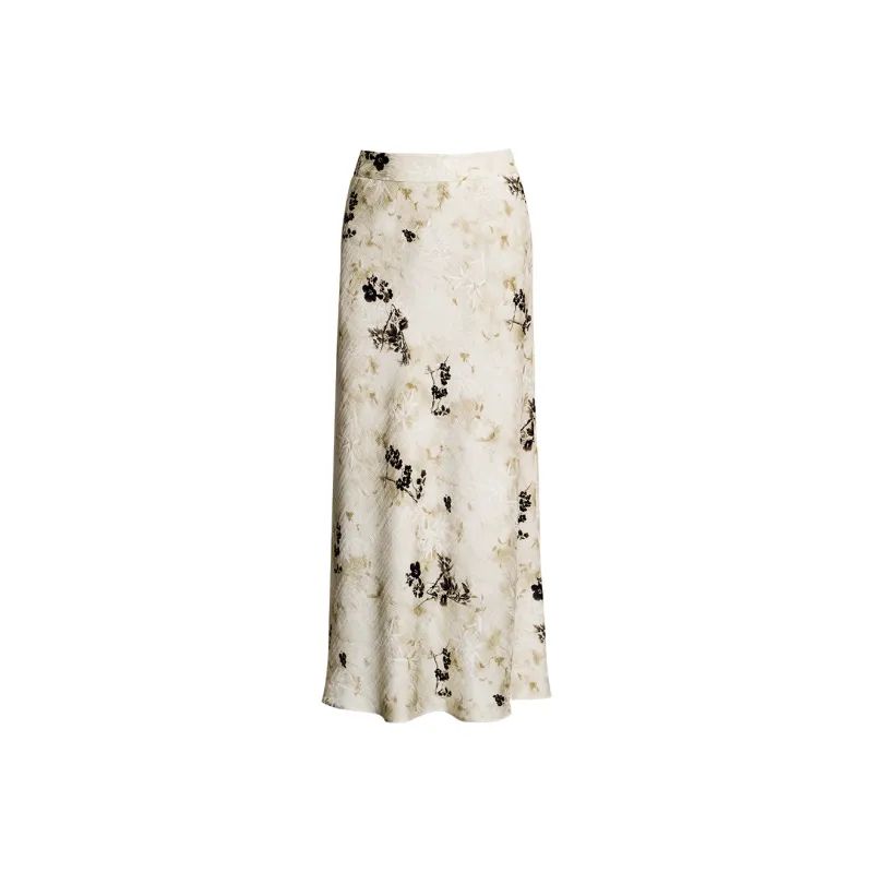 ROEYSHOUSE Casual Long Skirts Women's Multicolor-0