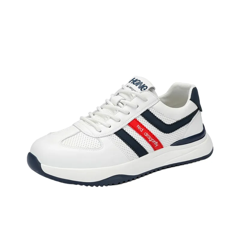 RED DRAGONFLY Men's Casual Shoes Men's Comfortable Low Top Round Tip-8