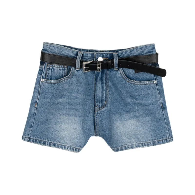 FORNI Denim Shorts Women's Denim Blue-0