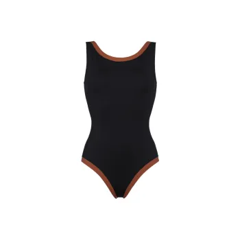 Eres Sombrero Contrast edge One piece Swimsuit