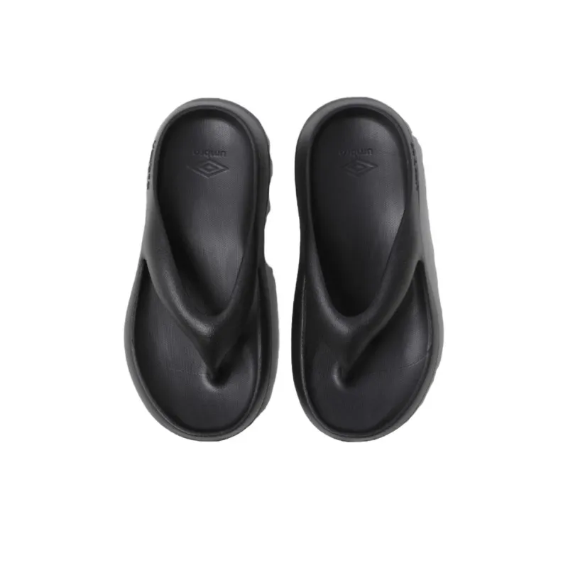 Umbro Abrasion Resistant Slip Resistant Flip Flops Unisex Black-3