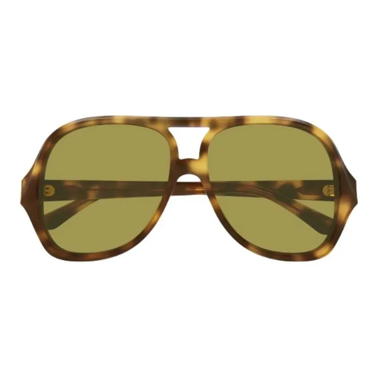 Chloe Acetate Aviator Sunglasses Unisex Tortoiseshell-1