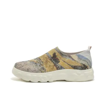 Mulinsen Breathable, Quick Dry, Lightweight Low Top Casual Shoes Women's Yellow