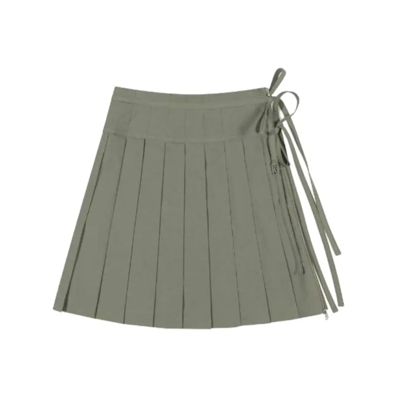 LOW CLASSIC Casual Short Skirts Women's Green-0