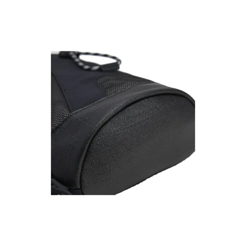 URBAN REVIVO Fabric Sling Bag Men's Black-4