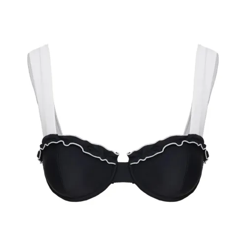 PRINCESS POLLY THIS SUMMER UNDERWIRE BIKINI TOP Bikini Women's Black/White