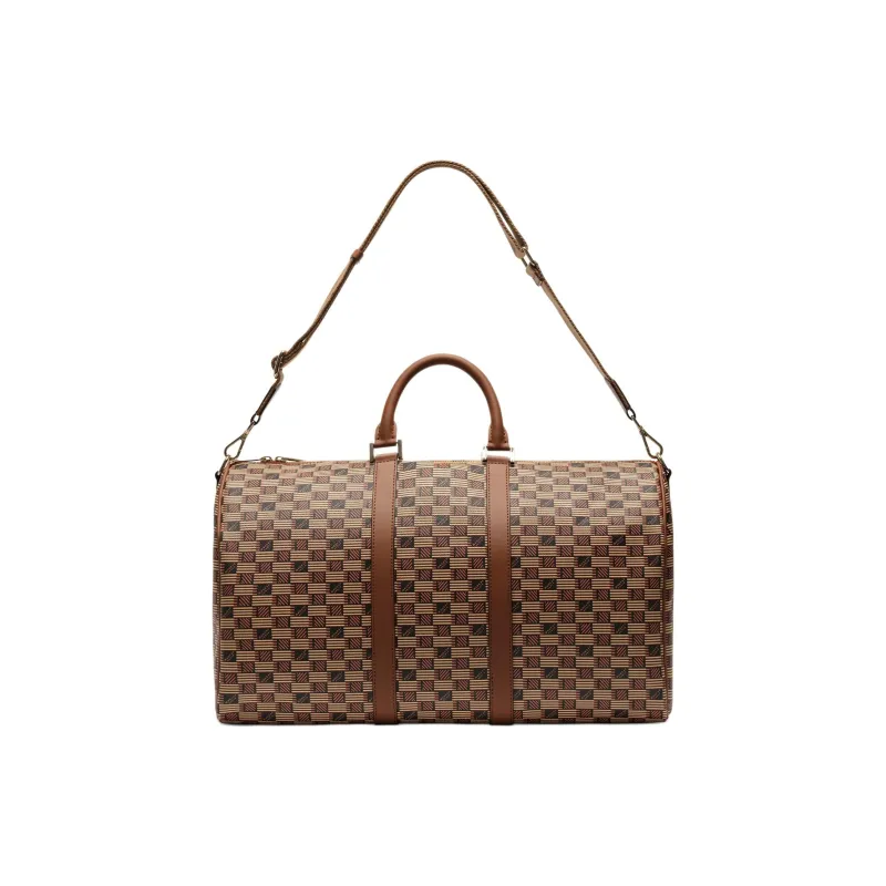 MOREAU Polyurethane Travel Bag Women's Camel Brown-0