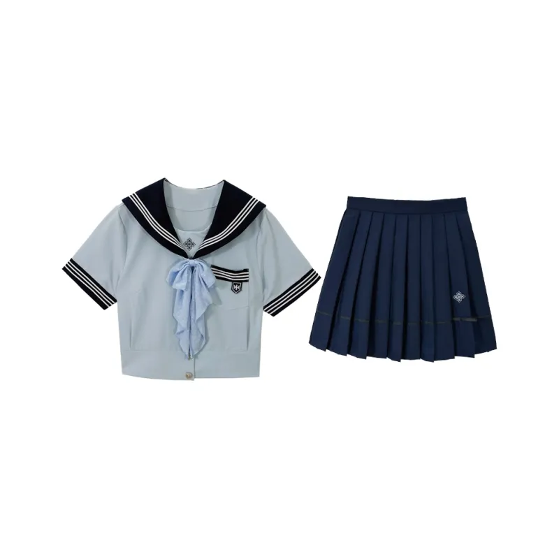 PLANE DRIFT Skirt Set Women's Sky Blue-0