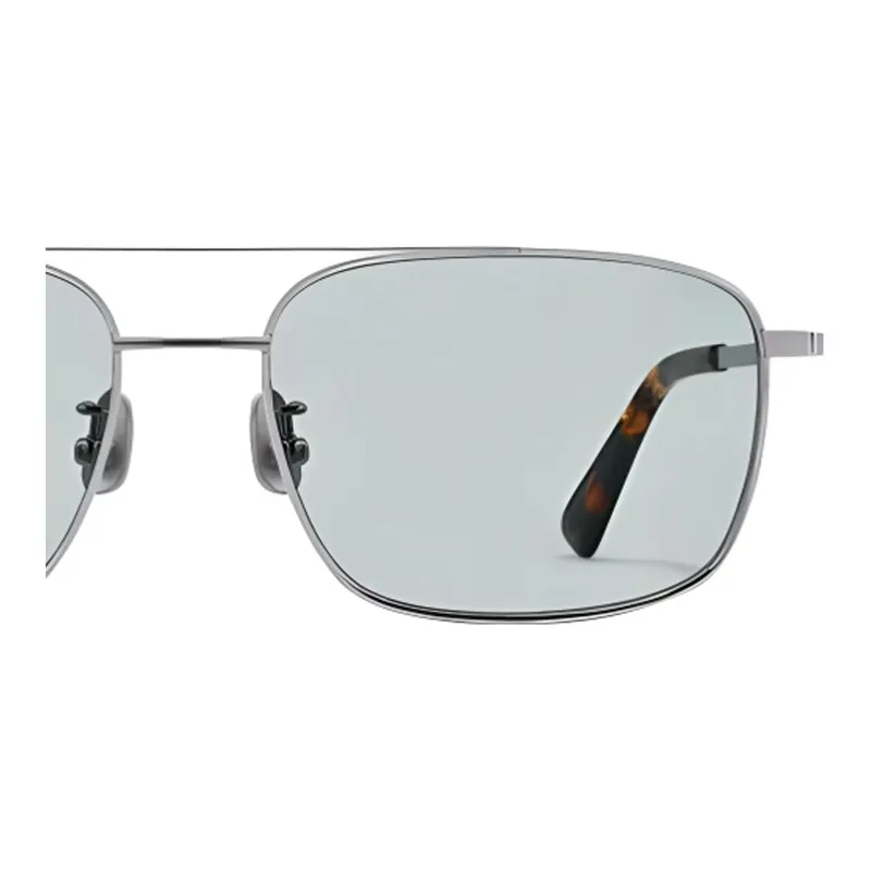 Fakeme Β Titanium Aviator Sunglasses Unisex Silver-2