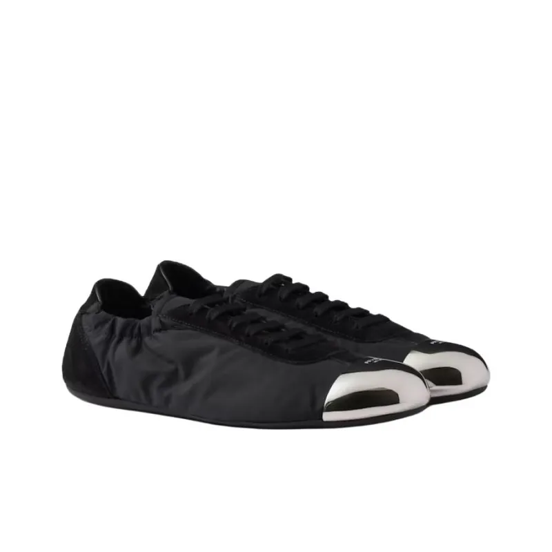 PRADA Collapse Low Top Casual Shoes Women's Black-2