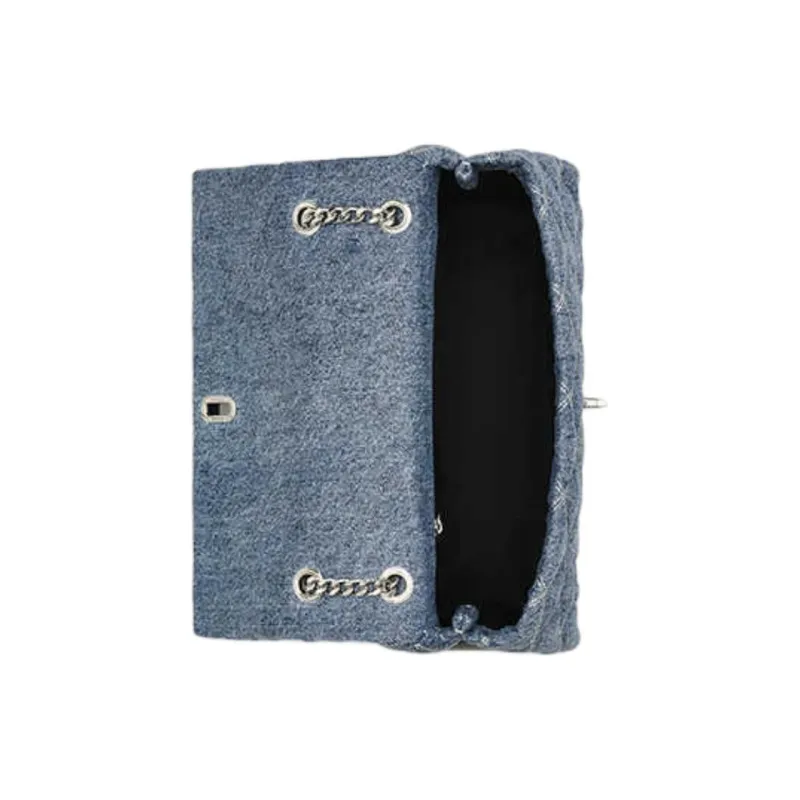 MARC JACOBS The Quilted Denim Shoulder Bag-2