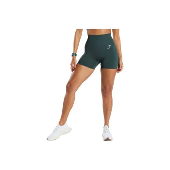 GYMSHARK VITAL SEAMLESS 2.0 SHORTS Sports Shorts Women's Forest Green Mudstone Gray