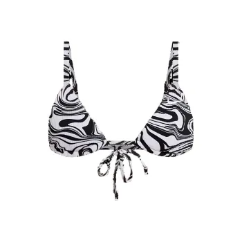 Nike Swim Swirl Women's String Bikini Top