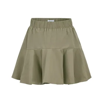 URBAN REVIVO Casual Short Skirts Women's Olive Green
