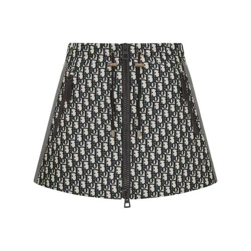 DIOR FW24 Casual Short Skirts Women's Blue