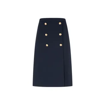 Tommy Hilfiger Casual Long Skirt Women's Navy Blue