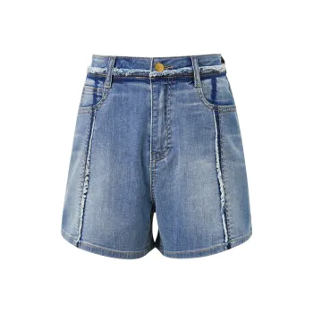 3COLOUR Denim Shorts Women's Lake Blue