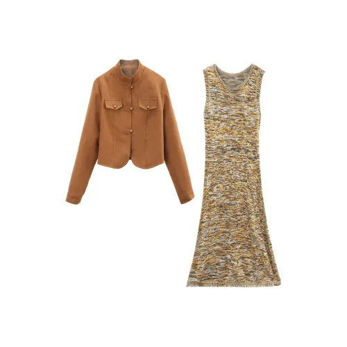A Paradise For Awakening Skirt Set Women's Coffee