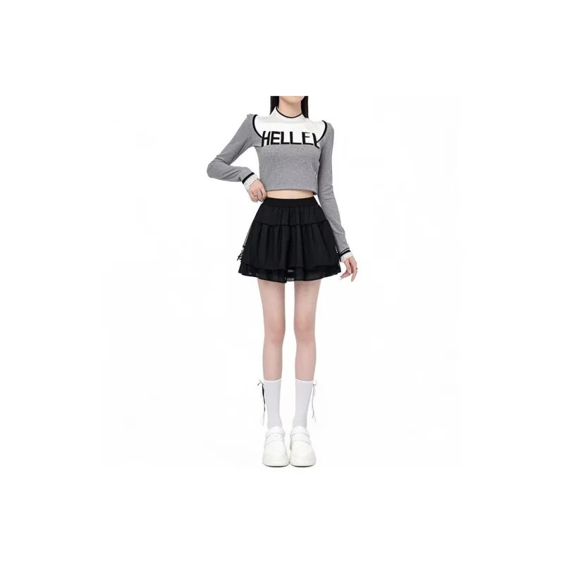HELEH Casual Short Skirts Women's-0