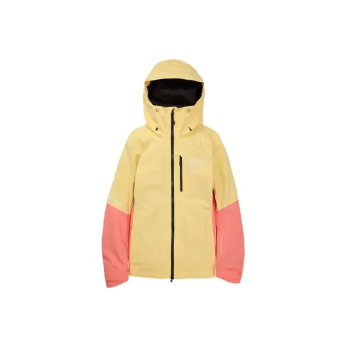 BURTON AK 23 24 Winter Season UPSHIFT GORETEX 2L Ski Tops Women's Yellow