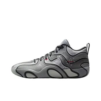 Jordan Tatum 3 Mid Top Basketball Shoes Unisex Gray