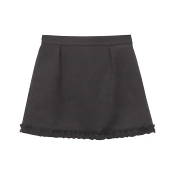 CHARM PICK Casual Short Skirts Women's Black