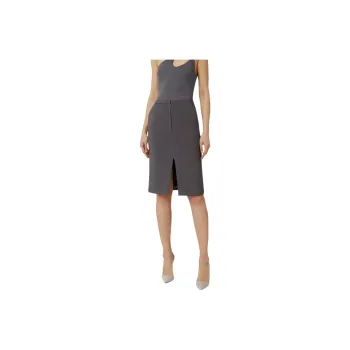 Elisabetta Franchi Midi Rock Aus Leichtem Crêpe Casual Long Skirts Women's Lead
