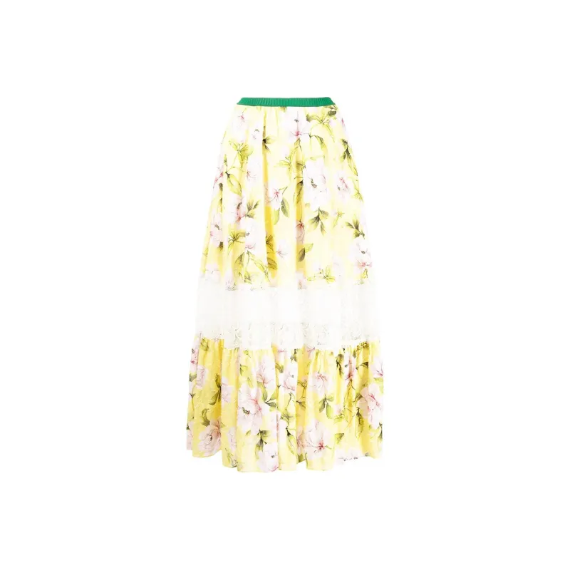 Antonio Marras Floral-lace Maxi Skirt-0