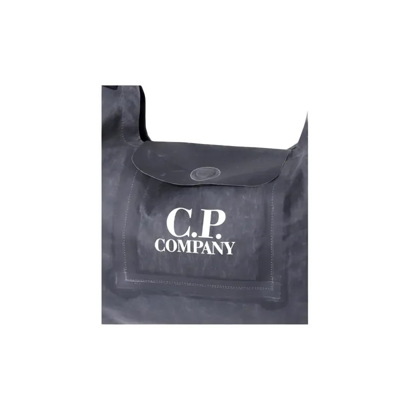 C.P.Company Linen Shoulder Bag Regular Men's Dark Gray-3