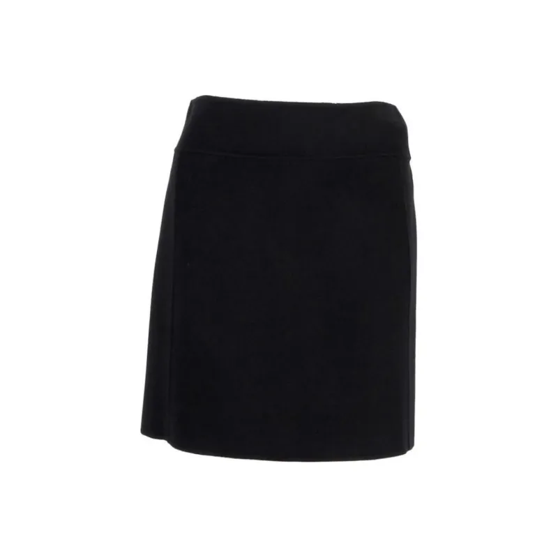 MaxMara Fitted Virgin Wool Miniskirt-0