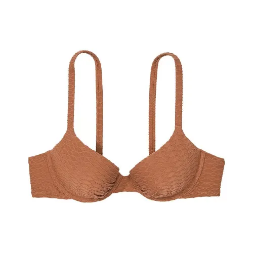 Victoria's Secret PINK Mix & Match Icon Push-Up Bikini Top / Caramel Bikini Women's Caramel