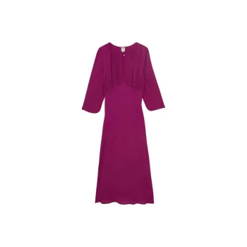 INES DE LA FRESSANGE Long Sleeved Dress Women's Purple