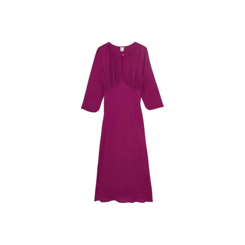 INES DE LA FRESSANGE Long Sleeved Dress Women's Purple-0