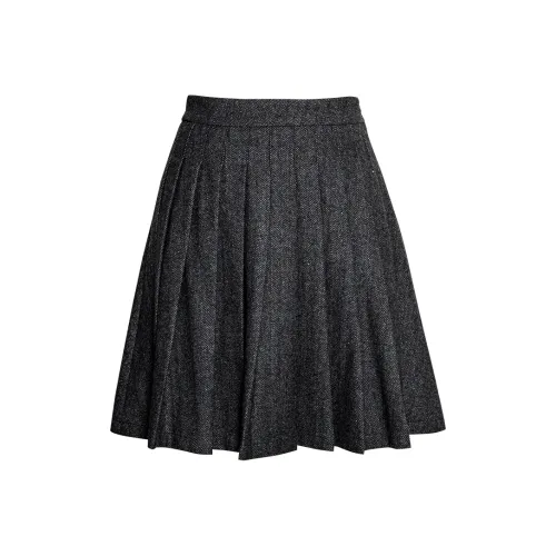 ROEYSHOUSE Casual Short Skirts Women's Dark Gray