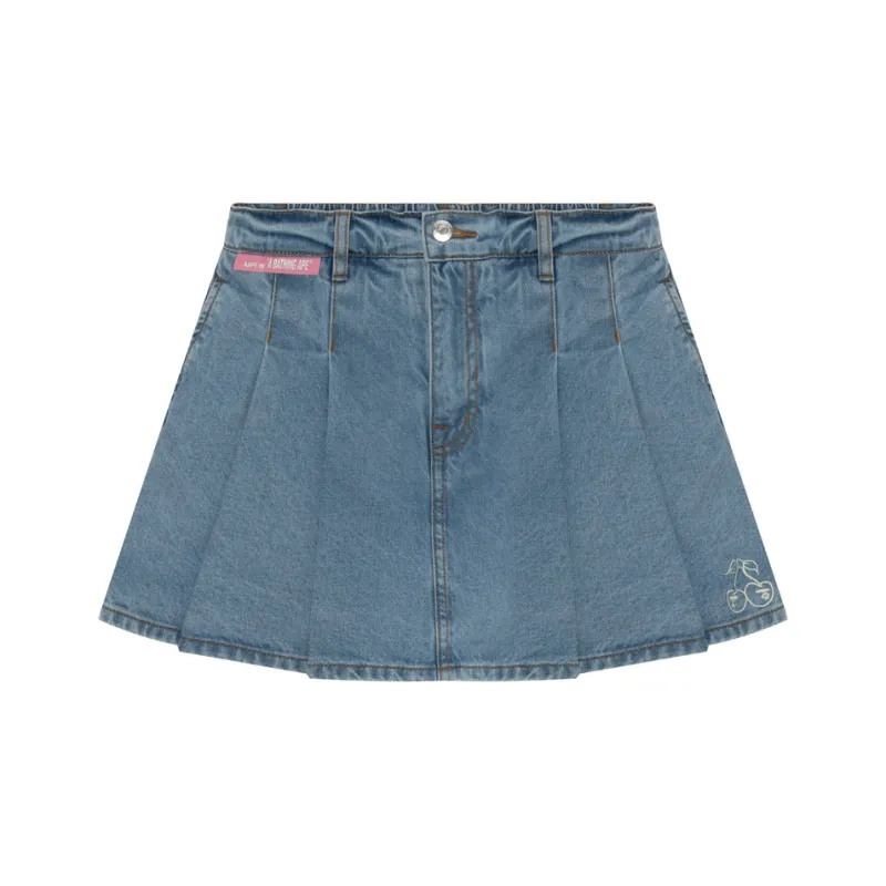 Aape Denim Short Skirts Women's Blue-0