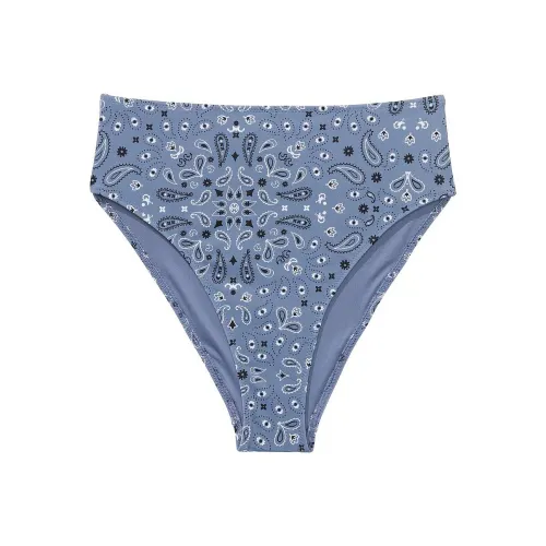 Victoria's Secret PINK HIGH-WAIST CHEEKY BIKINI BOTTOM / Bandana Headquarters Swimming Shorts Women's Blue