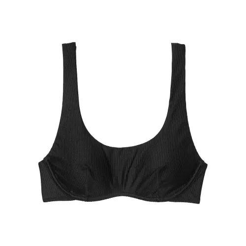 Victoria's Secret PINK THE WAVE BIKINI TOP / Pure Black Bikini Women's Pure Black