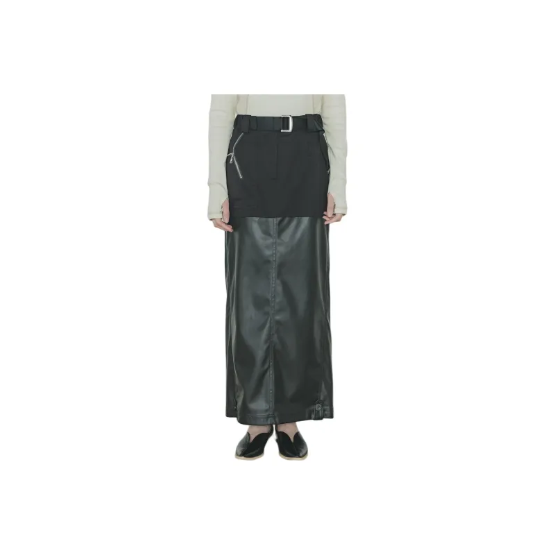 PUBLIC TOKYO Casual Long Skirt Women's Black-0