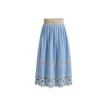 JASON WU Casual Long Skirt Women's Sky Blue