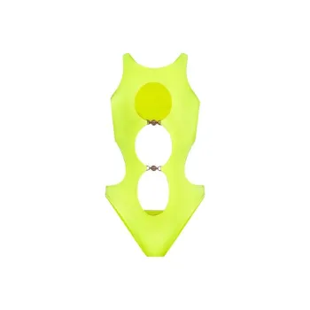 VERSACE One piece Swimsuit Women's Yellow