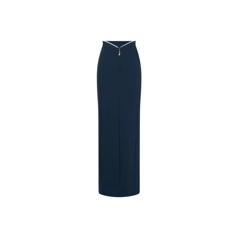 Jacquemus X Nike Long Skirt 'Dark Navy'-0