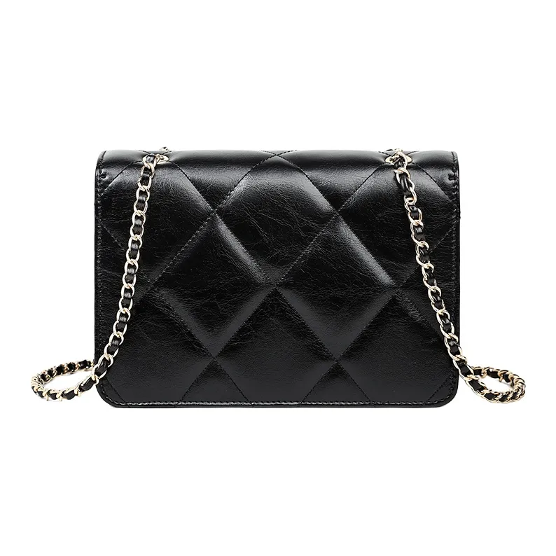 C°BANNER Cow Leather With Synthetic Leather Shoulder Bag, Crossbody Bag Medium Size Women's Black-5