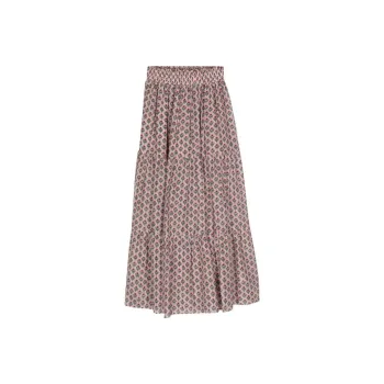 MC2 Saint Barth Cheyenne Pleated Long Skirt
