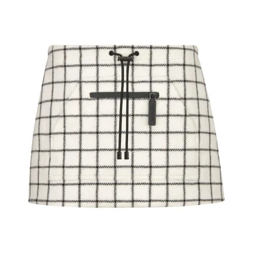 DIOR FW24 Casual Short Skirts Women's Black White