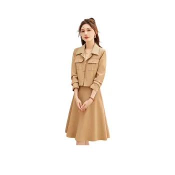 TERRE BLEUE Skirt Set Women's Coffee