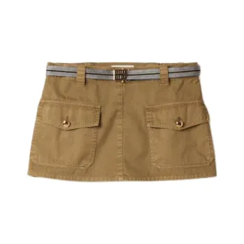 MIU MIU Belted Mini Skirt